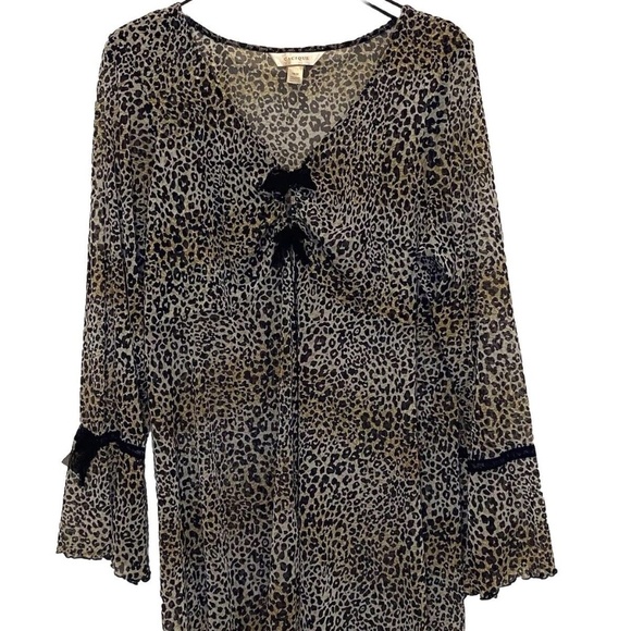 Cacique Vintage Leopard Nightie Vintage Size 18/20 - Picture 1 of 9